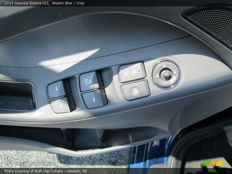 Atlantic Blue / Gray 2013 Hyundai Elantra GLS