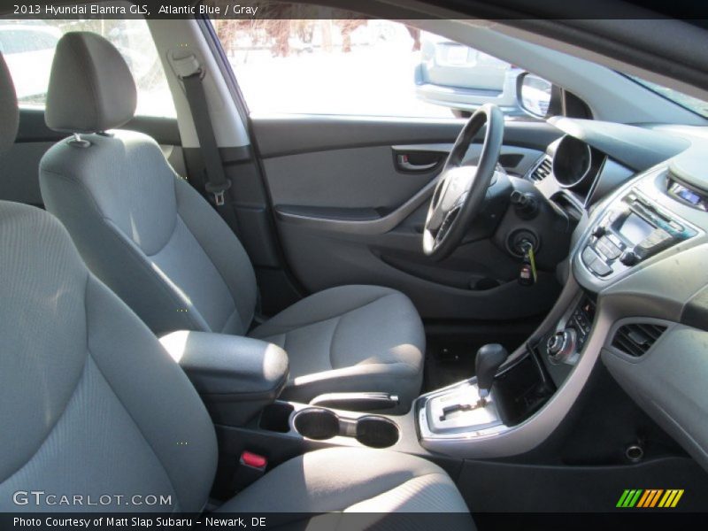 Atlantic Blue / Gray 2013 Hyundai Elantra GLS