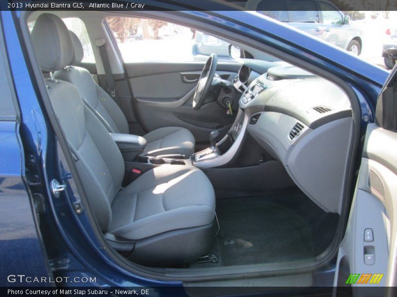 Atlantic Blue / Gray 2013 Hyundai Elantra GLS