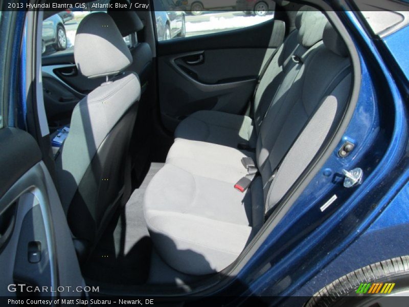 Atlantic Blue / Gray 2013 Hyundai Elantra GLS