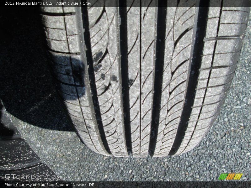 Atlantic Blue / Gray 2013 Hyundai Elantra GLS