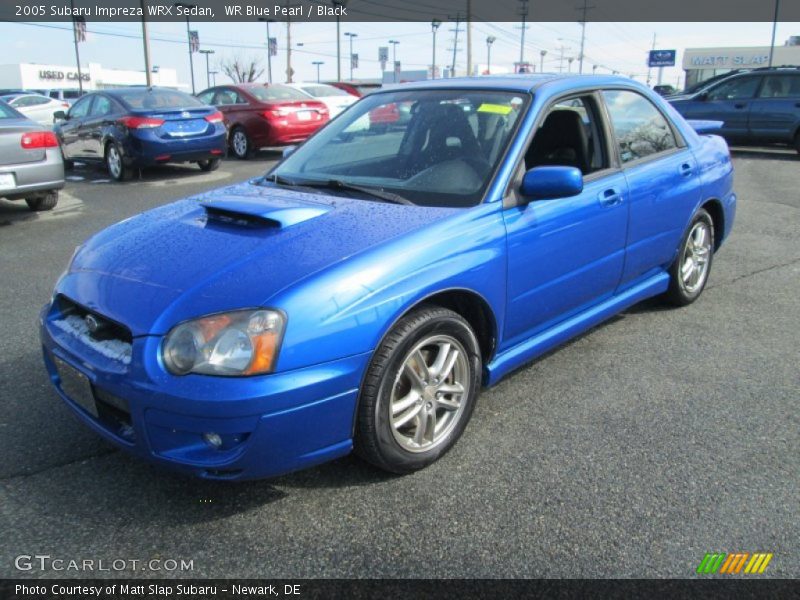 WR Blue Pearl / Black 2005 Subaru Impreza WRX Sedan