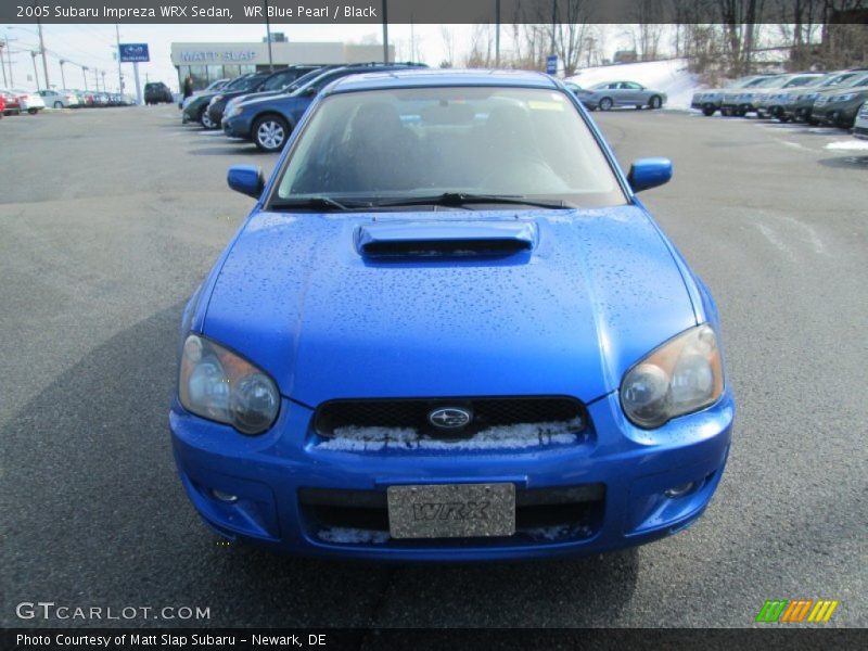 WR Blue Pearl / Black 2005 Subaru Impreza WRX Sedan