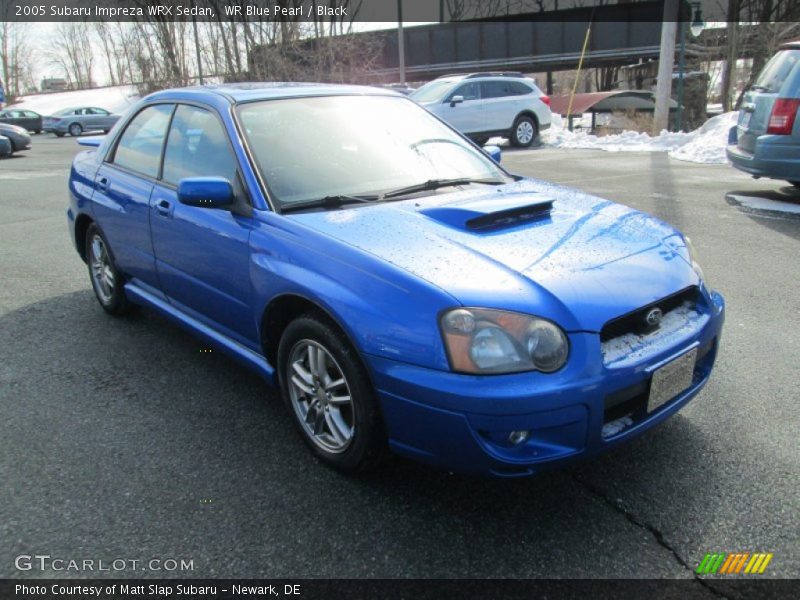 WR Blue Pearl / Black 2005 Subaru Impreza WRX Sedan