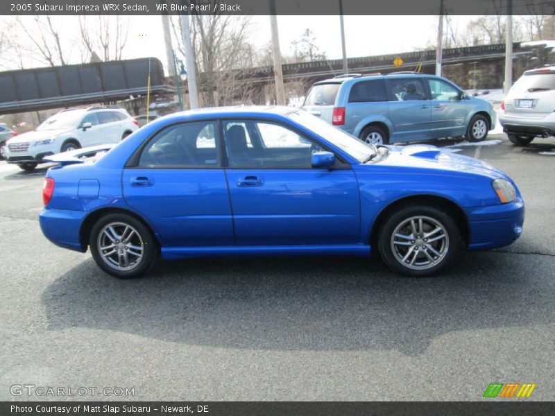 WR Blue Pearl / Black 2005 Subaru Impreza WRX Sedan