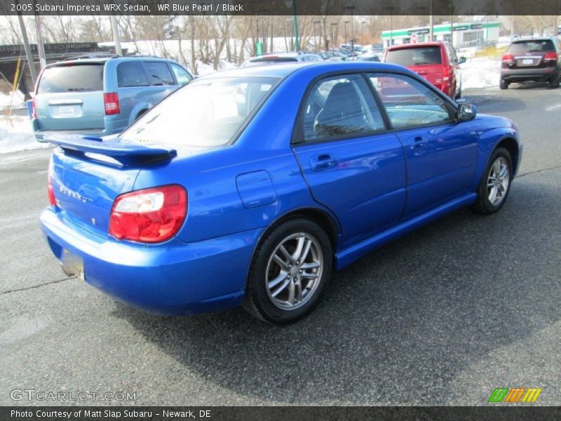 WR Blue Pearl / Black 2005 Subaru Impreza WRX Sedan
