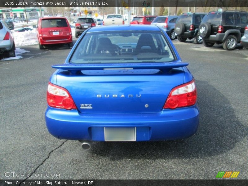WR Blue Pearl / Black 2005 Subaru Impreza WRX Sedan