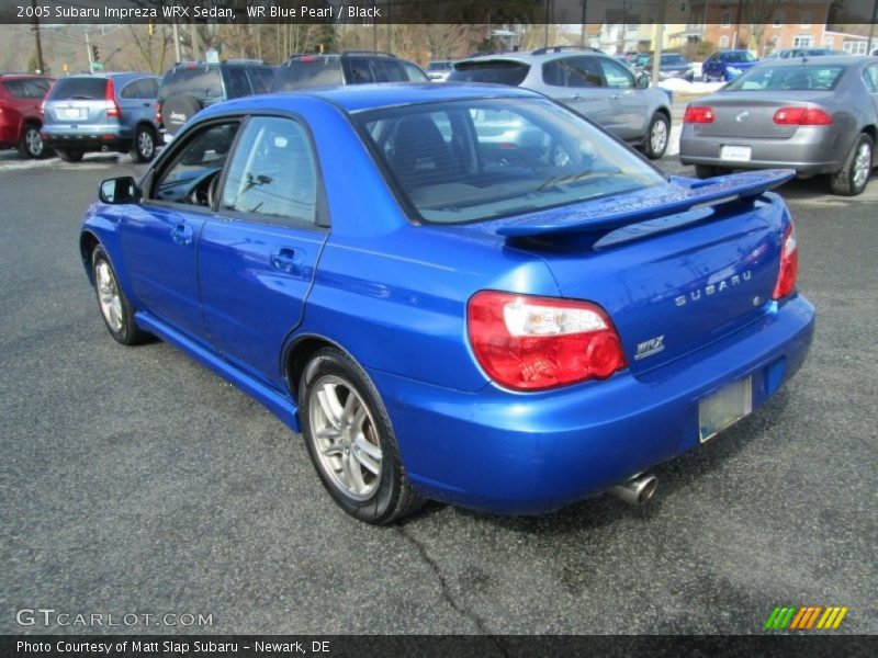 WR Blue Pearl / Black 2005 Subaru Impreza WRX Sedan