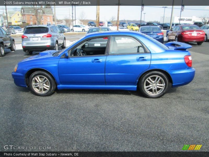WR Blue Pearl / Black 2005 Subaru Impreza WRX Sedan
