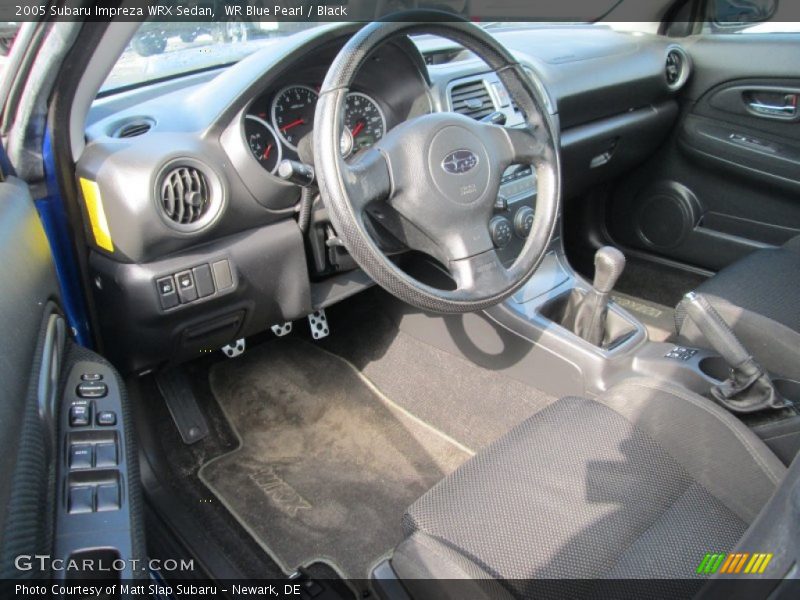 WR Blue Pearl / Black 2005 Subaru Impreza WRX Sedan
