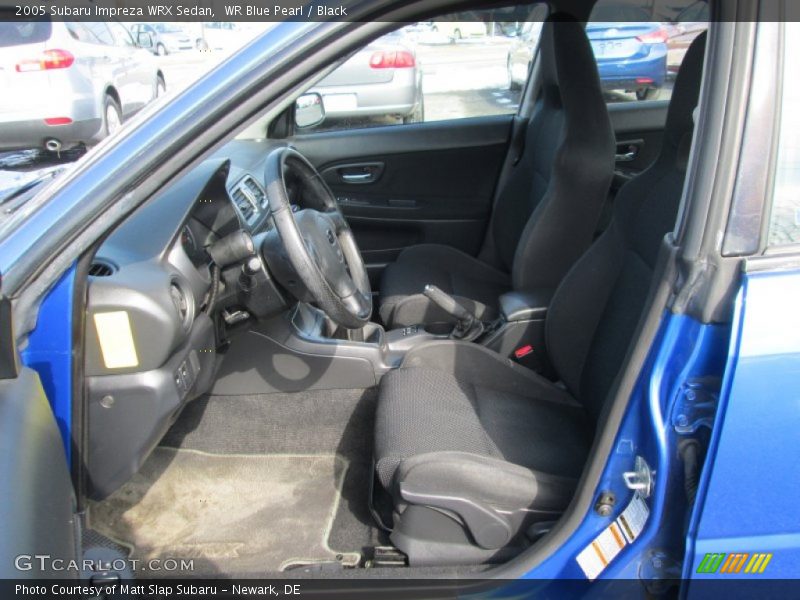 WR Blue Pearl / Black 2005 Subaru Impreza WRX Sedan