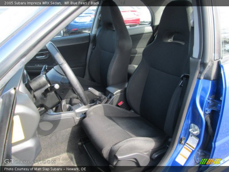 WR Blue Pearl / Black 2005 Subaru Impreza WRX Sedan