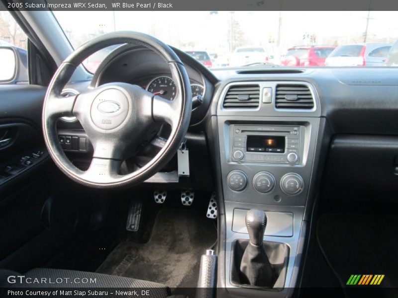 WR Blue Pearl / Black 2005 Subaru Impreza WRX Sedan