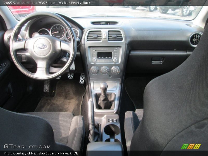 WR Blue Pearl / Black 2005 Subaru Impreza WRX Sedan