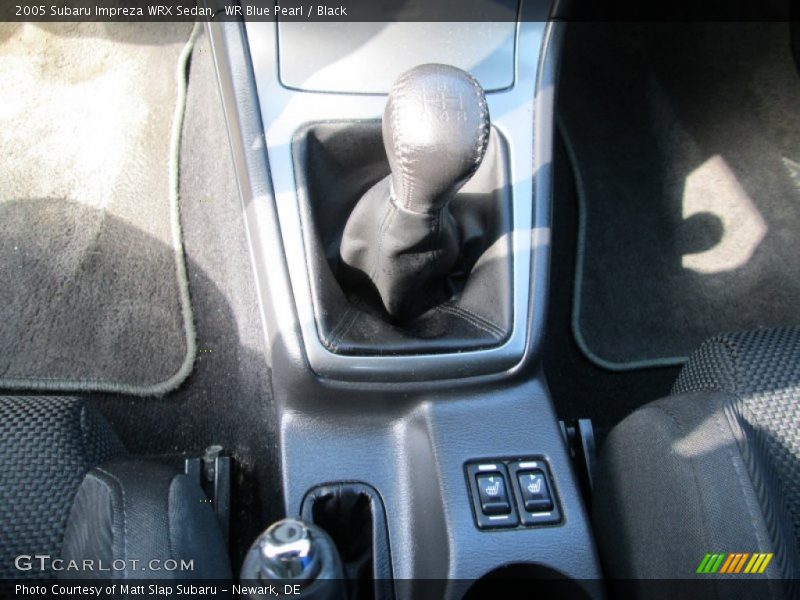 WR Blue Pearl / Black 2005 Subaru Impreza WRX Sedan
