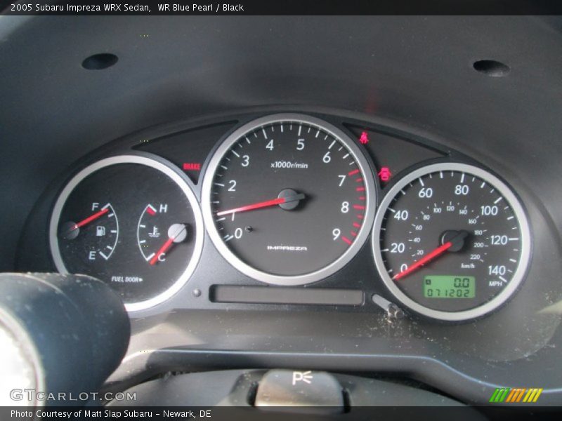 WR Blue Pearl / Black 2005 Subaru Impreza WRX Sedan