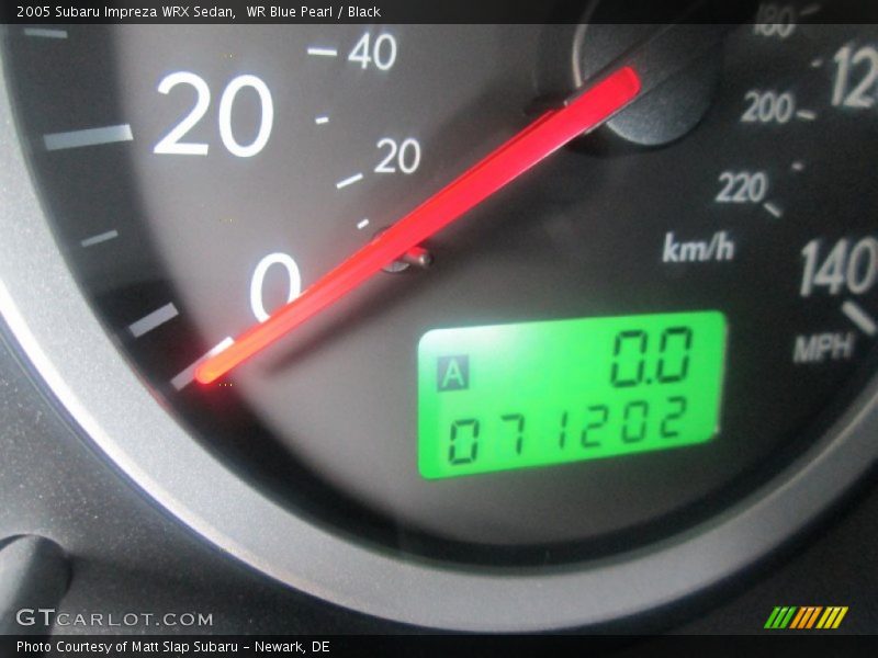 WR Blue Pearl / Black 2005 Subaru Impreza WRX Sedan