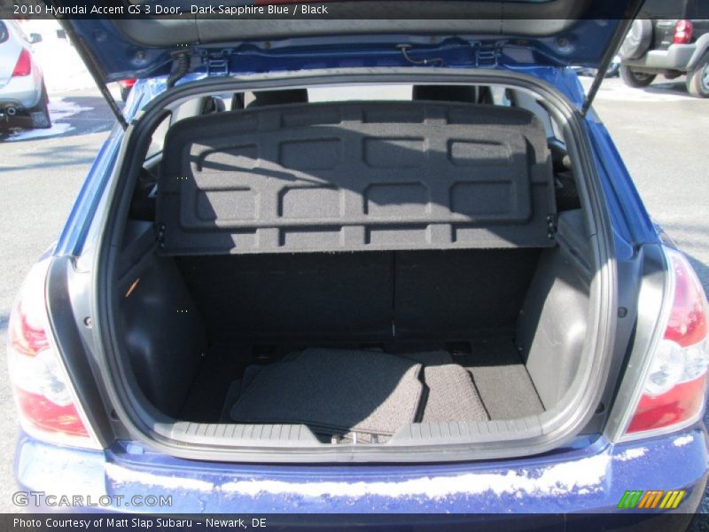 Dark Sapphire Blue / Black 2010 Hyundai Accent GS 3 Door