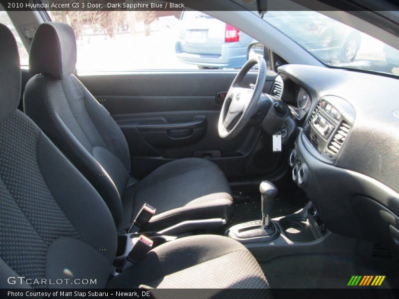 Dark Sapphire Blue / Black 2010 Hyundai Accent GS 3 Door