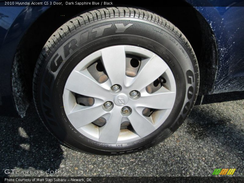 Dark Sapphire Blue / Black 2010 Hyundai Accent GS 3 Door