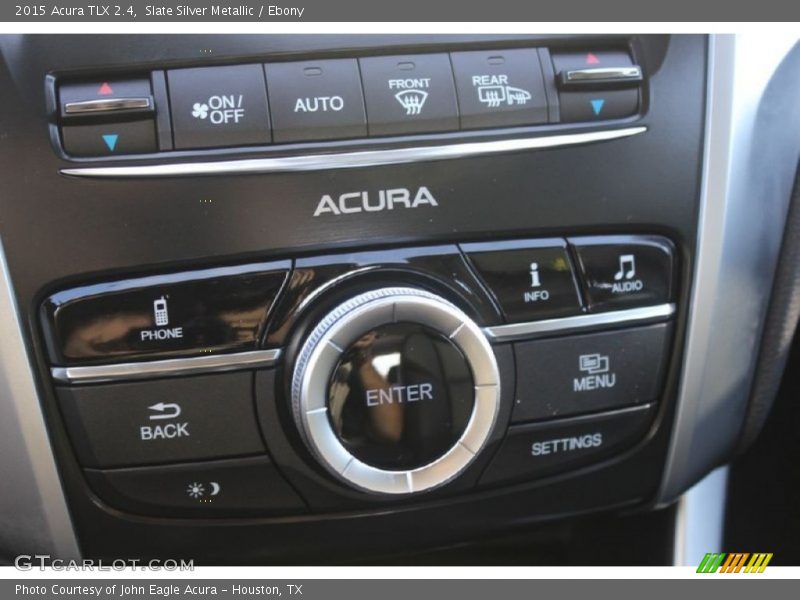 Slate Silver Metallic / Ebony 2015 Acura TLX 2.4