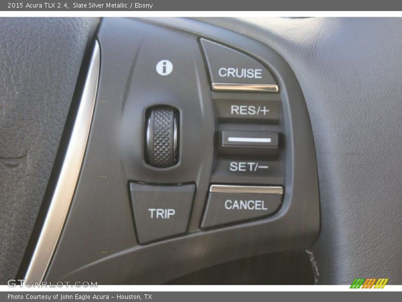 Slate Silver Metallic / Ebony 2015 Acura TLX 2.4