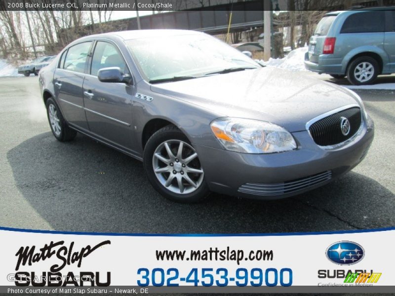 Platinum Metallic / Cocoa/Shale 2008 Buick Lucerne CXL