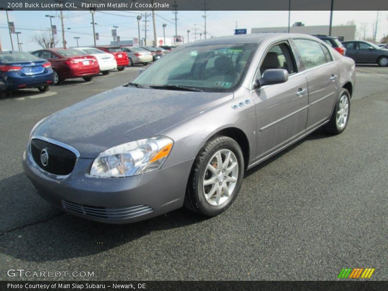 Platinum Metallic / Cocoa/Shale 2008 Buick Lucerne CXL