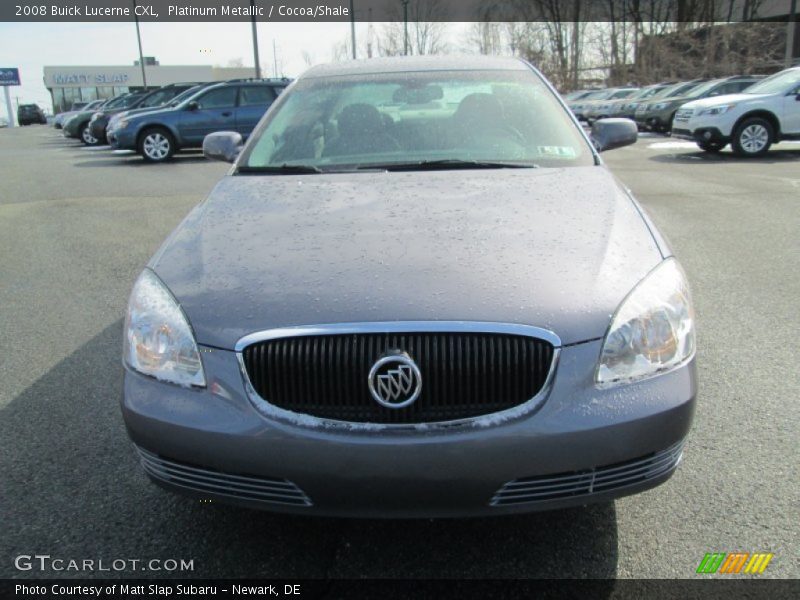 Platinum Metallic / Cocoa/Shale 2008 Buick Lucerne CXL