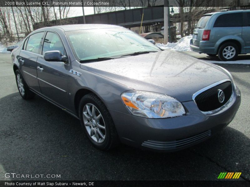 Platinum Metallic / Cocoa/Shale 2008 Buick Lucerne CXL