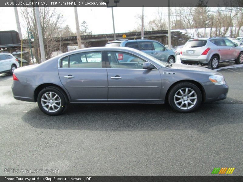 Platinum Metallic / Cocoa/Shale 2008 Buick Lucerne CXL