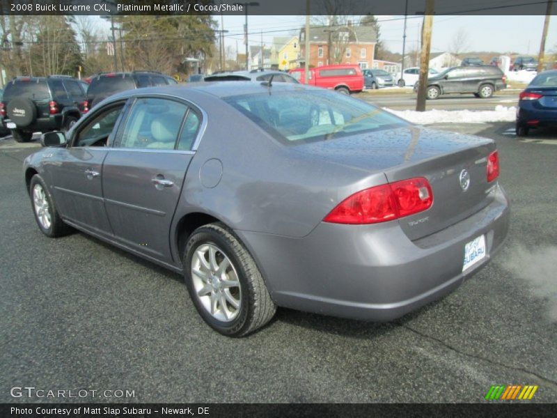 Platinum Metallic / Cocoa/Shale 2008 Buick Lucerne CXL