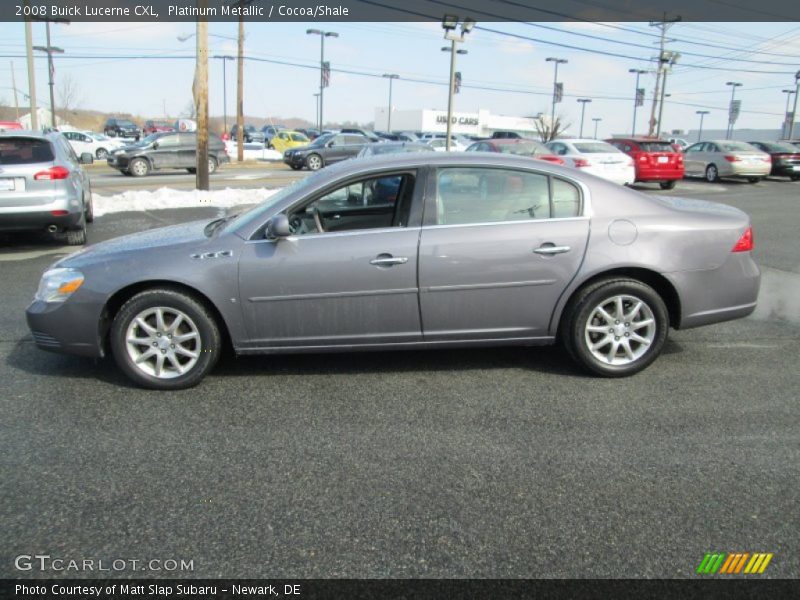 Platinum Metallic / Cocoa/Shale 2008 Buick Lucerne CXL