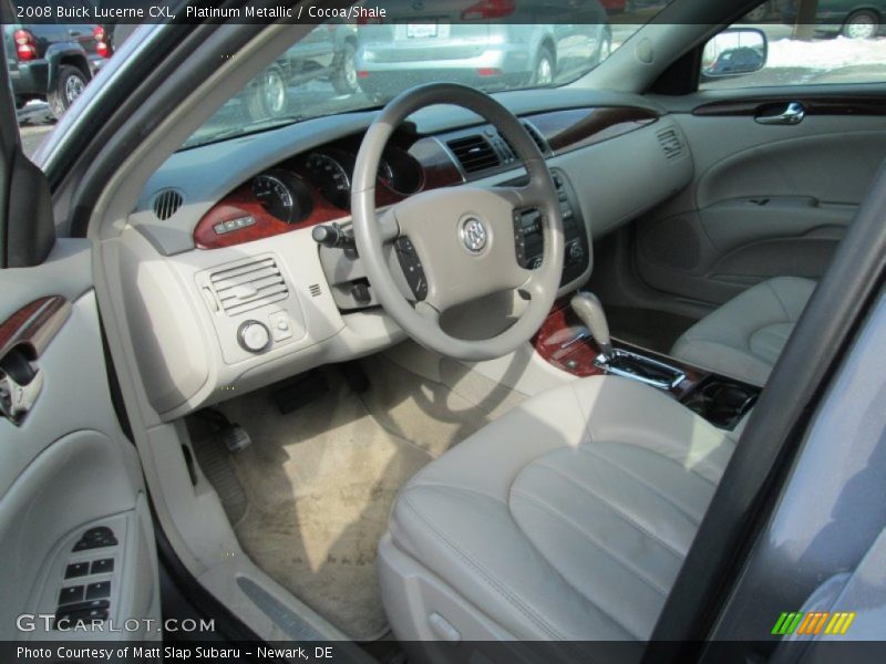 Platinum Metallic / Cocoa/Shale 2008 Buick Lucerne CXL