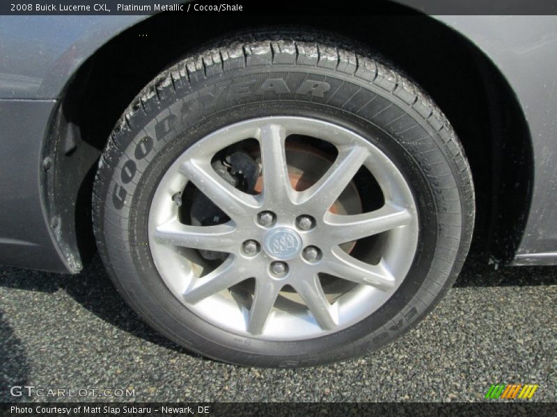 Platinum Metallic / Cocoa/Shale 2008 Buick Lucerne CXL