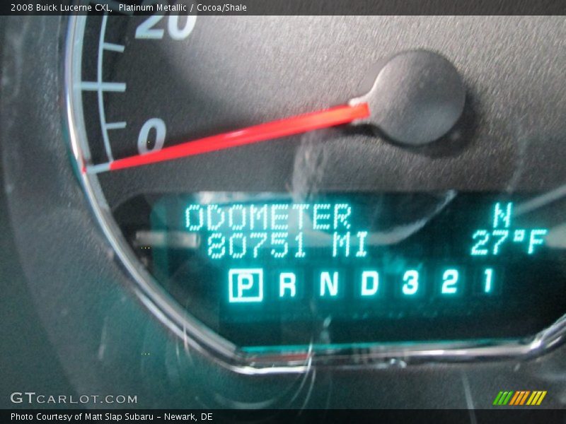 Platinum Metallic / Cocoa/Shale 2008 Buick Lucerne CXL