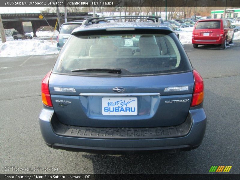 Atlantic Blue Pearl / Taupe 2006 Subaru Outback 2.5i Wagon