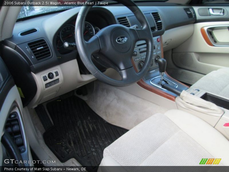 Atlantic Blue Pearl / Taupe 2006 Subaru Outback 2.5i Wagon