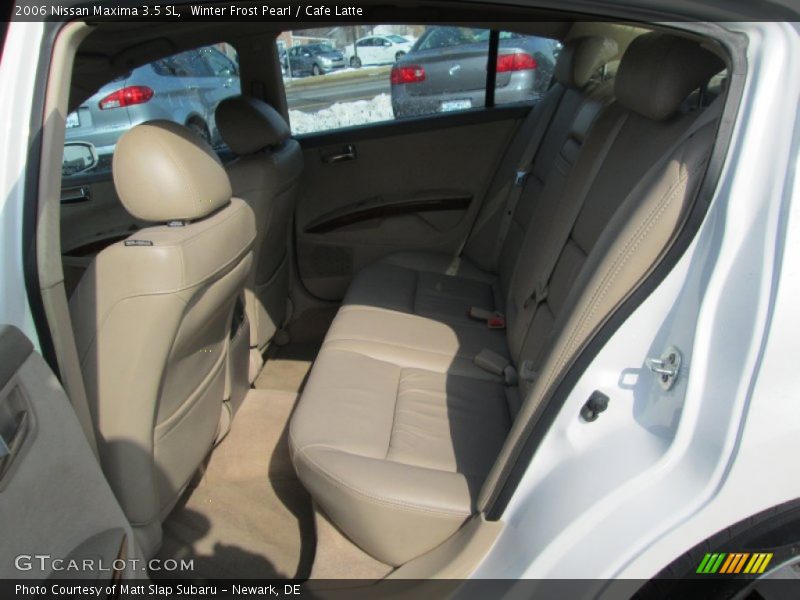 Winter Frost Pearl / Cafe Latte 2006 Nissan Maxima 3.5 SL