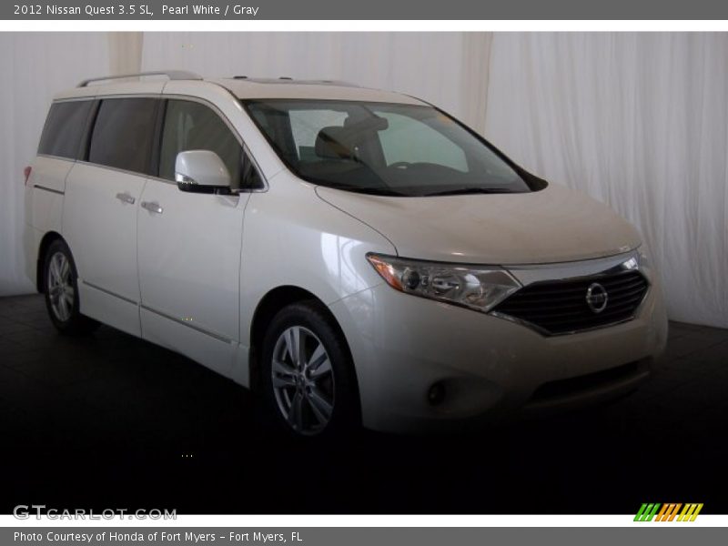 Pearl White / Gray 2012 Nissan Quest 3.5 SL