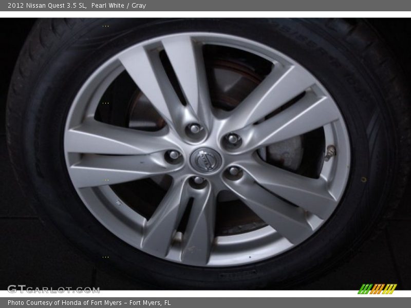 Pearl White / Gray 2012 Nissan Quest 3.5 SL