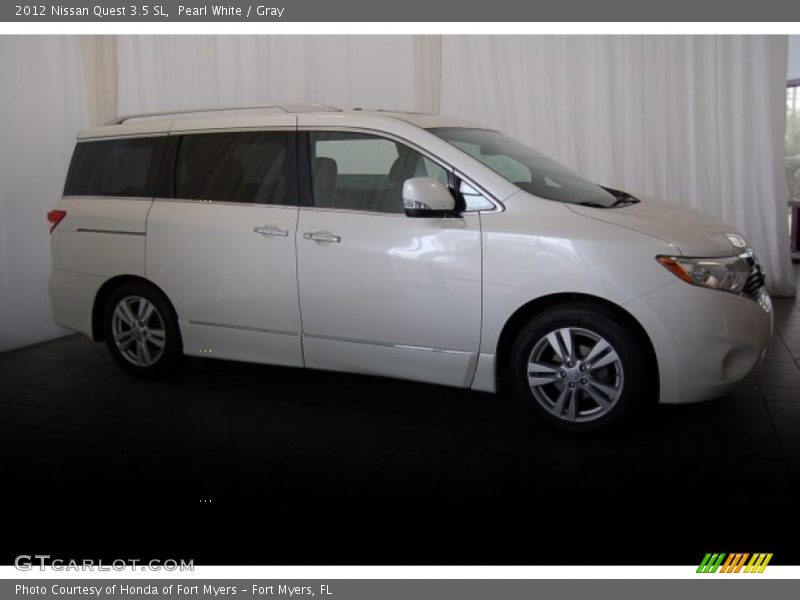 Pearl White / Gray 2012 Nissan Quest 3.5 SL