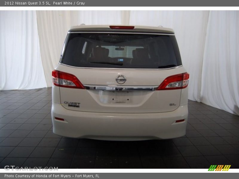 Pearl White / Gray 2012 Nissan Quest 3.5 SL