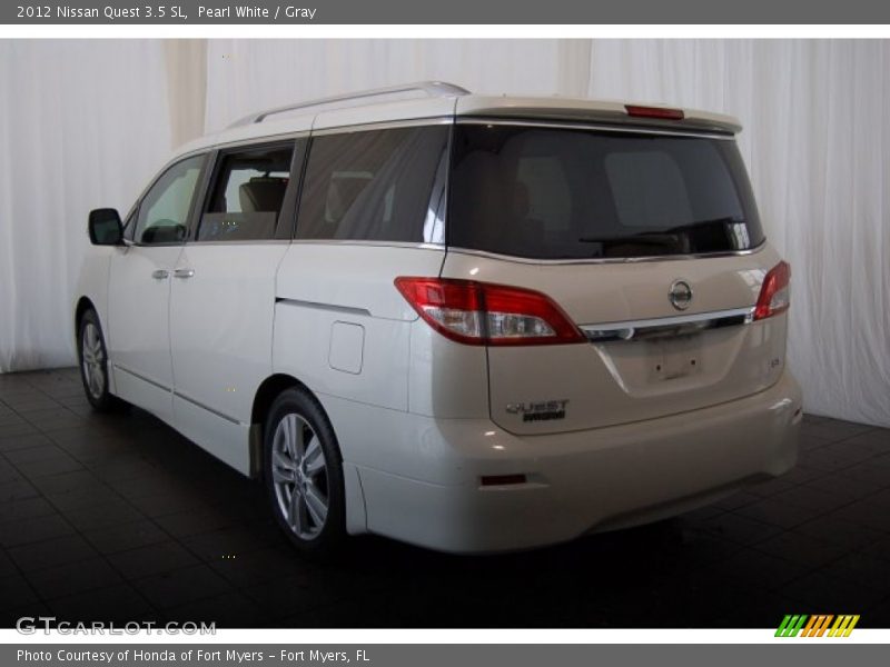 Pearl White / Gray 2012 Nissan Quest 3.5 SL