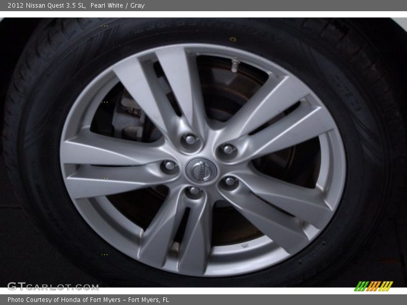 Pearl White / Gray 2012 Nissan Quest 3.5 SL