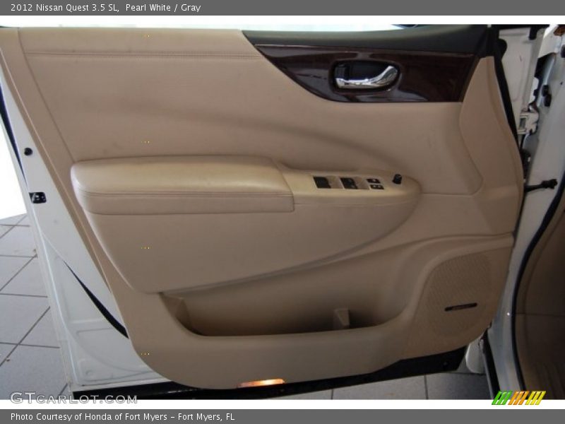 Pearl White / Gray 2012 Nissan Quest 3.5 SL