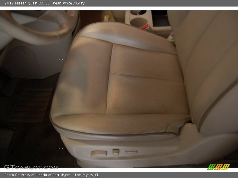 Pearl White / Gray 2012 Nissan Quest 3.5 SL