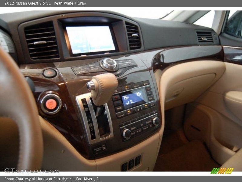 Pearl White / Gray 2012 Nissan Quest 3.5 SL