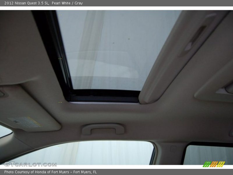 Pearl White / Gray 2012 Nissan Quest 3.5 SL