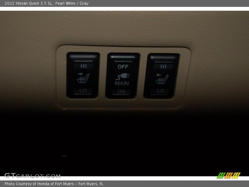 Pearl White / Gray 2012 Nissan Quest 3.5 SL